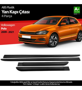 Drs Tuning Polo ABS Plastik Yan Kapı Koruma Çıtası 2009-2021 A+ Kalite