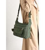 Ultra Hafif Su Geçirmez Çok Cepli Omuz Çantası Yeşil (Model: 571-5D)