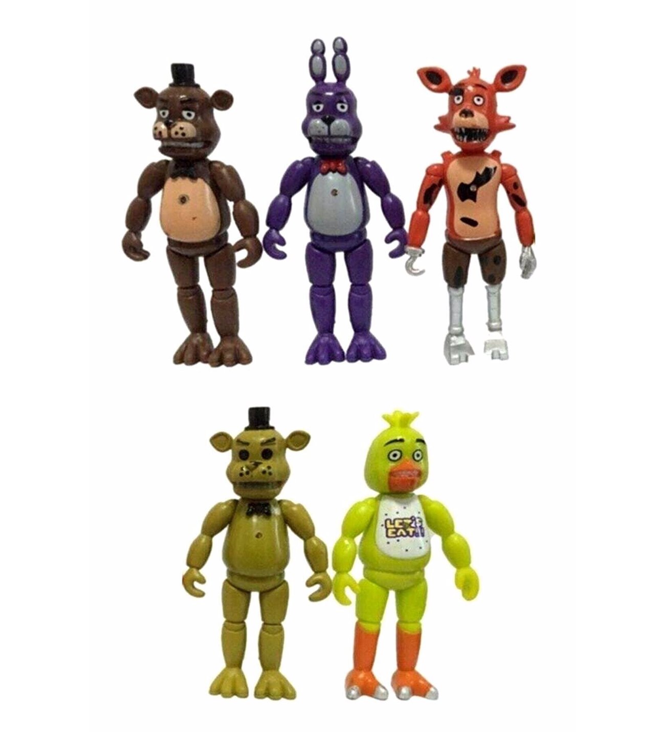 Five Nights At Freddys Oyuncak Freddy Karakterler 15Cm 5li Set