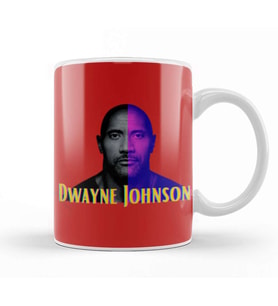 Dwayne Johnson Kupa Bardak Porselen
