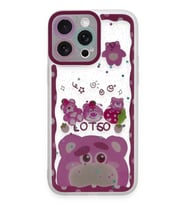 Newface Apple iPhone 14 Pro Kılıf Sweet Desenli Silikon Kapak - Pembe