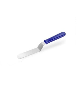 Eğik Pasta Sıvama Spatulası Oval Uçlu B10 15  CM