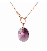 eJOYA 14 Ayar Altın Swarovski Taşlı  Kolye 72164