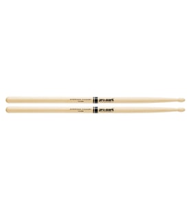 Promark TX5BW 5B American Hickory Baget (Profesyonel) Kalın Profil, Rock ve Metal Tarzları İçin İdeal Ağırlık, Güçlü Atak ve Uzun Ömürlü Ahşap Uç Yapısı