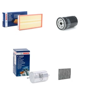 Bosch Filtre Bakım Seti Skoda Octavia 1.6 Benzinli 1999-2004 1U2 Hava + Yağ F + Yakıt F. + Polen Bosch