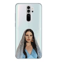 Xiaomi Redmi Note 8 PRO Uyumlu Lana Del Rey Tasarımlı Şeffaf Telefon Kılıfı