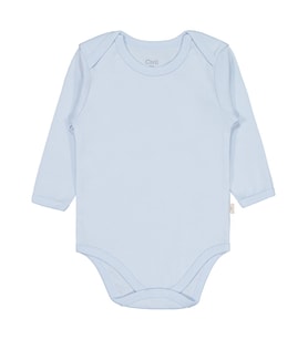 Civil Baby Düz Renkli Uzun Kol 12-36 Ay Çıtçıtlı Badi - Pembe