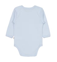 Civil Baby Düz Renkli Uzun Kol 12-36 Ay Çıtçıtlı Badi - Pembe (Mavi)