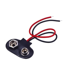 Powermaster IC-232 9 Volt Pil Başlığı 10 Cm Kablolu