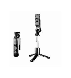 Kablosuz Bluetooth Selfie Çubuğu ve Tripod, 90° Ayarlanabilir, Şık Tasarım