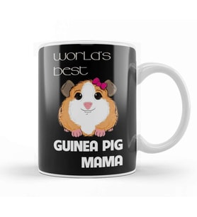 World Best's Guinea Pig Mama Kupa Bardak Porselen