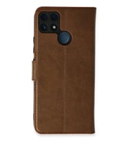 Newface Realme C25 Kılıf Trend S Plus Kapaklı Kılıf - Taba