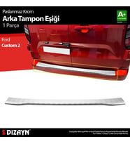 Tourneo Custom Krom Arka Tampon Eşiği 2023 Üzeri A+ Kalite