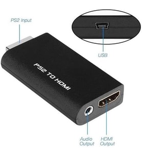 Ps2 To Hdmi Tv Kablosu Çevirici Dönüştürücü Adaptör