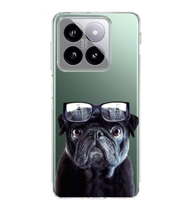 PrintiFy Xiaomi Mi 13 ile Uyumlu Köpek 3 Kamera Korumalı Şeffaf Kılıf