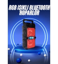 Ses Bombası Kablosuz Bluetooth Hoparlör Çift Çıkışlı Yüksek Ses Kaliteli Hoparlör