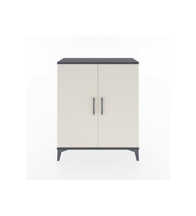 Arges Şifonyer 2 Raflı 2 Kapaklı 88x30x106 Antrasit-Aytaşı