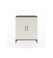 Arges Şifonyer 2 Raflı 2 Kapaklı 88x30x106 Antrasit-Aytaşı