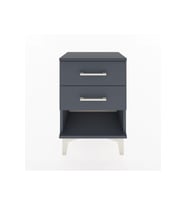 Arges Komodin 2 Çekmeceli 44x30x64 Antrasit-Antrasit