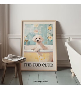 Tub Club Kaniş Banyo Duvar Sanatı