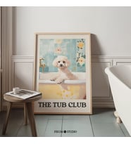 Tub Club Kaniş Banyo Duvar Sanatı
