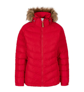Trespass FAJKCAN20002 Nadina Female Padded Red Kadın Outdoor Ceket (Kırmızı)