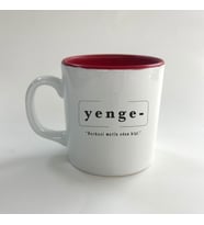 Yenge Baskılı Kırmızı Multi Kupa