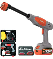 Lexroo AUHMA ACR07T Reel 203PSI Çift Akülü Yeni Nesil Motor 12 Parça Profesyonel Oto Yıkama