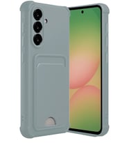 Galaxy A56 Kılıf Kelvin Kartvizitli Silikon - Açık Yeşil