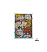 Ghostbastır Design Rugrats 99 Parça Ayaklı Puzzle – Dekoratif Çocuk Yapbozu 0184