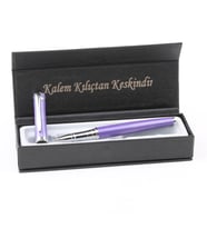 Lila Renk Roller Kalem