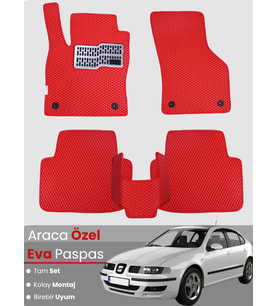 SEAT LEON 1M (1998-2004) Uyumlu EVA Paspas Tam Set–Oto Paspas,Araca Özel,Kolay Montaj