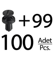 Fiat Escape 4, Scenic 2, Kangoo için Davlumbaz Klipsi- 100'lü