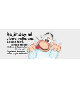 Liberal Rejim Rejimdeyim! Hediye Kupa Love Bug-T