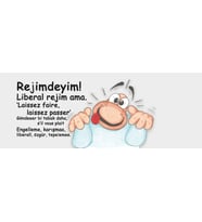Liberal Rejim Rejimdeyim! Hediye Kupa Love Bug-T