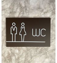 Bitter Serisi Lux WC Yönlendirme Levhası