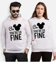 Tshirthane Oh You're So Fine Sevgili Kombinleri Kapüşonlu Kombini (Tek Ürün Fiyatıdır.)