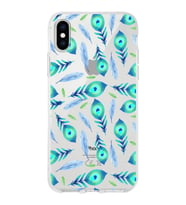 PrintiFy Apple  iPhone X ile Uyumlu 1mm Slim Fit Nazar Boncuğu 3 Baskılı Şeffaf  Kılıf