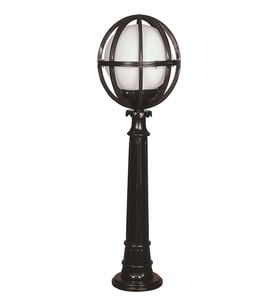 AVONNI BSU-68080-BSY-M6-BOP Siyah Boyalı Dış Mekan Aydınlatma E27 ABS Polietilen Cam 30cm