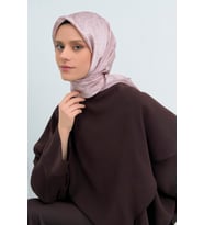 Armine Saf İpek Sura Eşarp-2026 İlkbahar-Yaz- 953700D (Pembe)