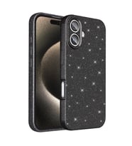 Apple iPhone 16 Plus Kılıf Kamera Korumalı Simli Lüks Zore Koton Kapak