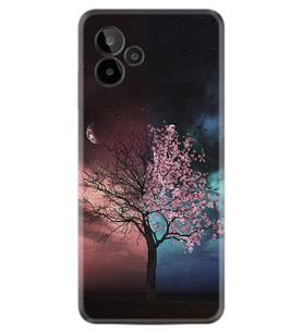 General Mobile GM 24 Pro Kılıf Resimli Desenli Silikon Platinium Series Heaven Tree 1859