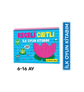 yükselen zeka 6-16 Ay İlk Cırt Cırtlı Keçeli Etkinlik Kitabım - İlk Oyun Kitabım