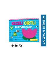 yükselen zeka 6-16 Ay İlk Cırt Cırtlı Keçeli Etkinlik Kitabım - İlk Oyun Kitabım