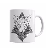 EGYPTIAN CAT Kupa Bardak Porselen