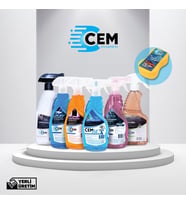 CEM CAR CARE Mega 6'Lı Oto Bakım Seti Yıkama Süngeri Hediyeli
