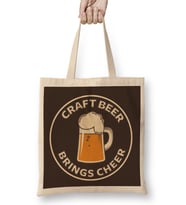 Beer Craft Beer Brings Cheer Bez Çanta Uzun Saplı