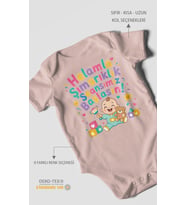 Halamla şımarıklık seansımız başlasın Kısa Kollu Bebek Body %100 Pamuk