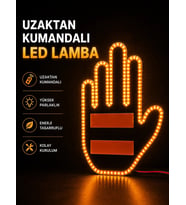 Led Işık El İşareti Araç Camı İçin Uzaktan Kumandalı