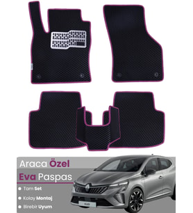 RENAULT CLİO 5 (2020-2025) Uyumlu EVA Paspas Tam Set–Oto Paspas,Araca Özel